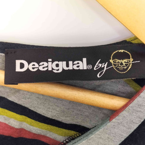 デシグアル Desigual by Christian Lacroix サイケデリック柄 長袖チュニックワンピース レディース import:L